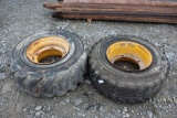 Lot of (2) 14-17.5 Tires w/Rims