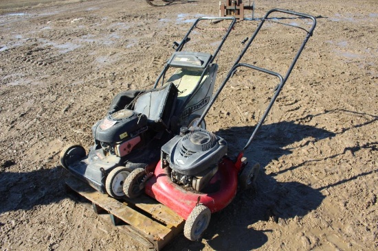 (2) Push Lawn Mowers