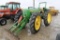 John Deere 2750 Hi-Crop 4x4 Tractor w/ Push Blade