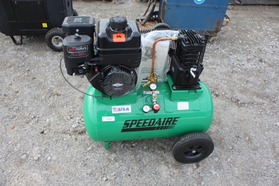 Unused Speedaire 20gal 135 PSI Gas Air Compressor