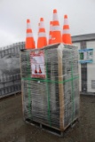 Lot of (250) Unused Safety Cones