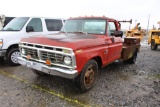 1975 Ford F-350 Single Cab Flatbed Truck