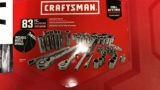Unused Craftsman 83 pc Mechanic Tool Set
