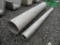 Lot of (2) 10' Stainless Steel Pipe