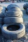 Lot of (11) Misc Semi Tires & (1) P215/60R16 Tire