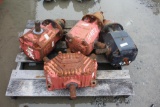 Lot of (4) Bush Hog Batwing Cutter Gearboxes
