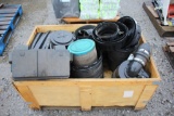 Lot of Air Filters Canisters & Planter Lids