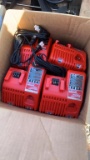 Lot of (2) Cases of Unused Milwaukee 12v Chargers