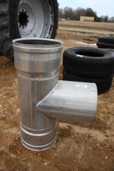 10" Aluminum Irrigation T Fitting