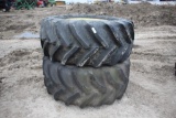 (2) 600/65R28 Tires w/ Rims