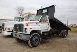 1997 GMC C6500 S/A Flatbed Dump Truck