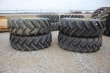 (4) Agrimax RT855 John Deere Sprayer Tires w/ Rims