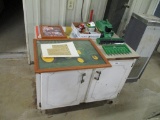 Cabinet, Farm Toys & Pictures