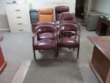 (6) Chairs &  Misc. Office Rugs