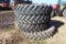 (4) Michelin 380/90R46 Tires