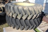 (2) Firestone 18.4R38 Tires w/ JD Rims