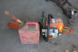 Stihl MS 230C Chain Saw & Gas Can
