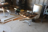 Wheel Barrel & Misc Yard Tools