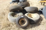 (6) Implement Tires & Rims