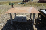 4' x 5' Steel Work Table