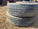 Lot of (2)  285/75R24.5 Tires