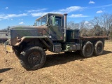 1990 BMY Military M923A2 6x6 T/A Flatbed Truck