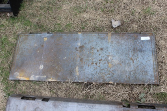 Unused Skid Steer Plate