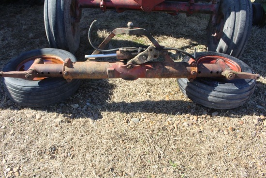 International Tractor Front Axle w/ Tires