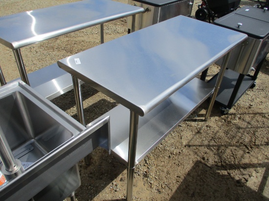 Trinity 4' Stainless Table