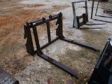 (1) Set of 4' Tractor Pallet Forks