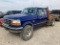 1996 Ford F250 XLT 4x4 Ext Cab Flatbed Pickup