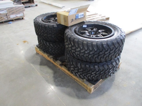 (4) 20" Gear Alloy 725MB Rims & Toyo Tires