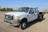 2006 Ford F350 Crew Cab Flatbed Pickup