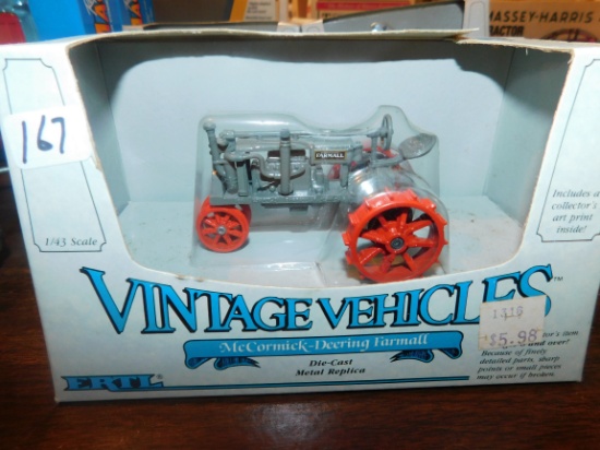 VINTAGE VEHICLES MCCORMICK DEERING FARMALL 1/43 W/ BOX