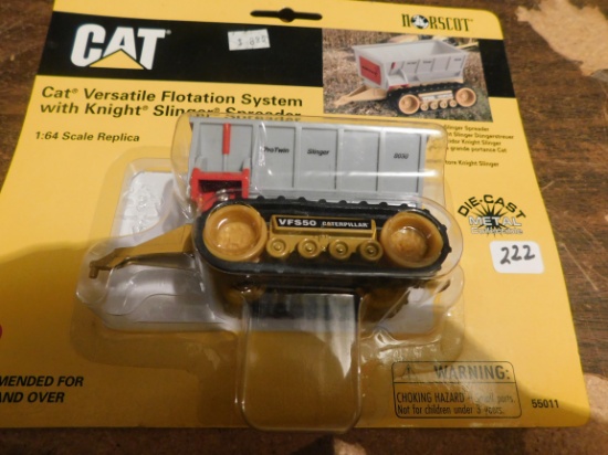 CAT VERSATILE FLOTATION SYSTEM W/ KNIGHT SLINGER SPEADER 1/64
