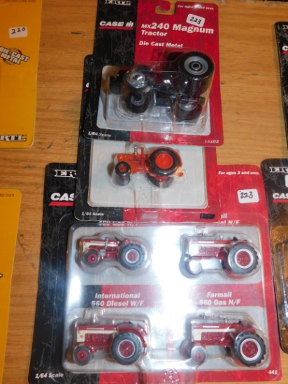 6 PC ERTL CASE IH FARM TOYS