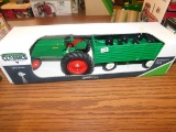 COUNTRY CLASSIC BY SCALE MODEL TRACTOR & WAGON & PLOW 1/16 W/ BOX