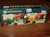 ERTL HISTORICAL TRACTOR SET 4 PC COLLECTOR 1/64 W/ BOX