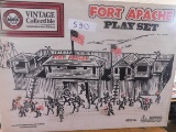 FORT APACHE PLAY SET (MARX TOYS) VINTAGE COLLECTIBLE COMMEMORATIVE EDITION W/ BOX