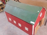 RED WOODEN BARN 1 FT 10 IN WIDTH 3 FT 2 IN LENGTH 2 FT HEIGHT