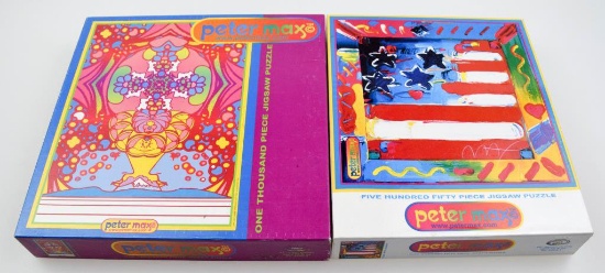 Two Peter Max Jigsaw Puzzles
