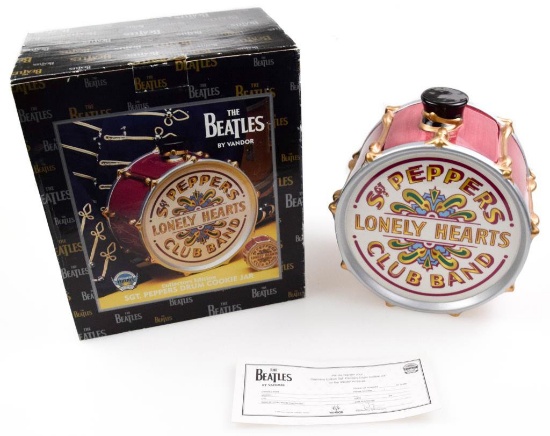 Beatles Sgt. Peppers Lonely Hearts Club Band Drum Cookie Jar