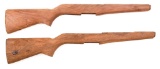 Two Unfinished M1/M14 Rifle Stocks