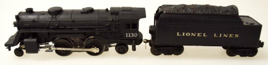 Lionel Columbia Type Locomotive No. 1130 & Tender