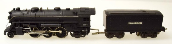 Lionel Prairie Type Steam Locomotive No. 1666 & Tender