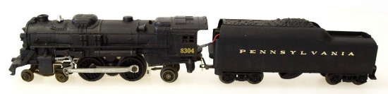 Lionel Pennsylvania Steam Locomotive No. 8304 & Tender