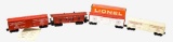 4) Assorted Lionel Postwar Freight Cars