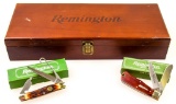 2 Remington knives & box