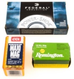 Assorted .22 Win Mag & .308 WIN Ammo