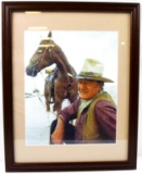 John Wayne Framed Photo